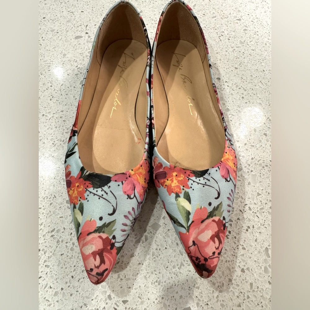 Luiza Barcelos floral ballerinas